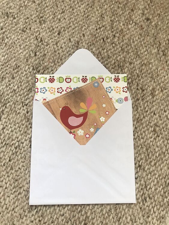 Lovely art postcard with envelope - Greeting card - 1990s - unused