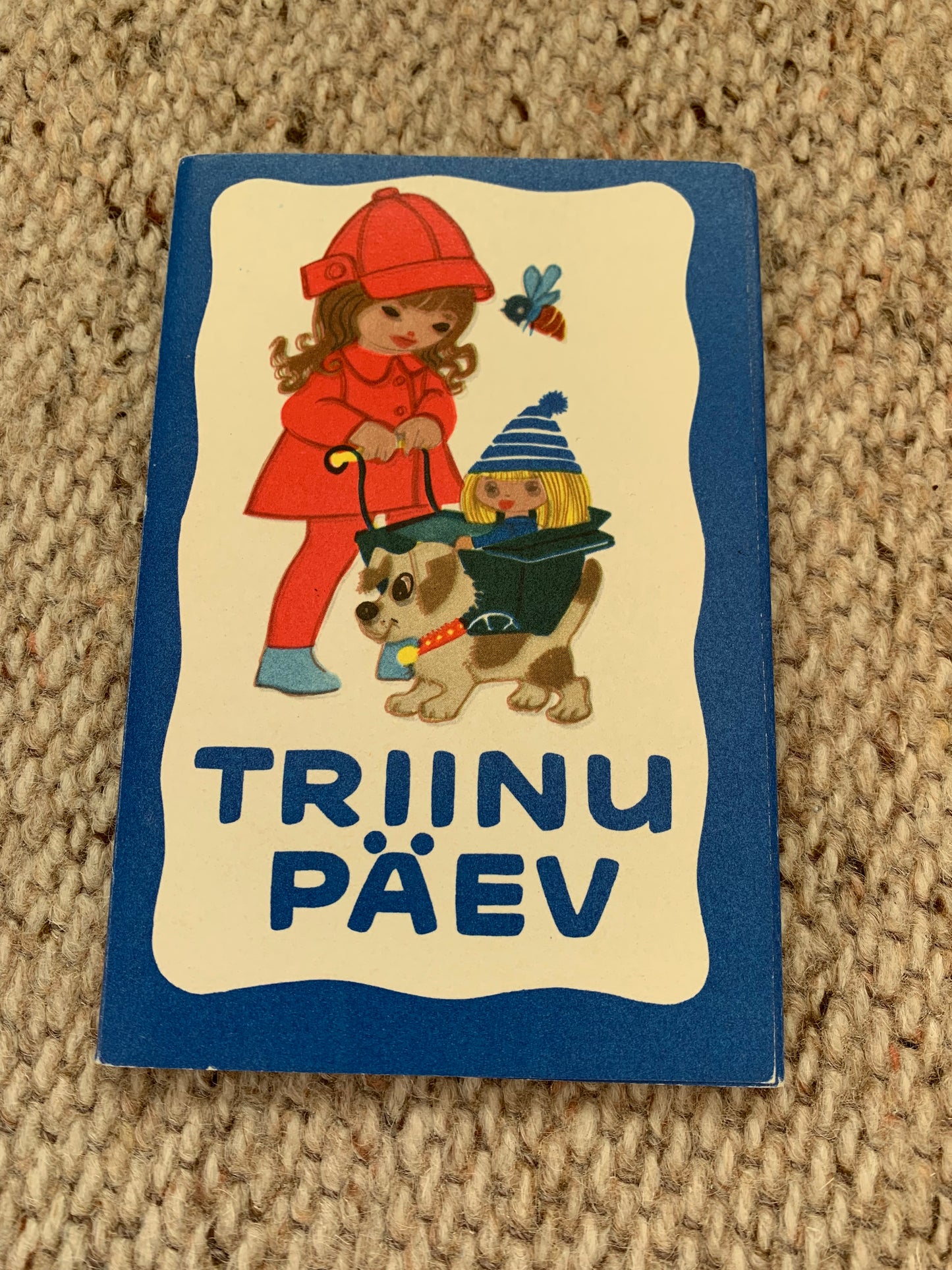 Vintage postcard set - Triinu's Day - Made in Soviet Estonia - artist M.Fuks - Card Game for Children - collectible postcards - 1974 - unused