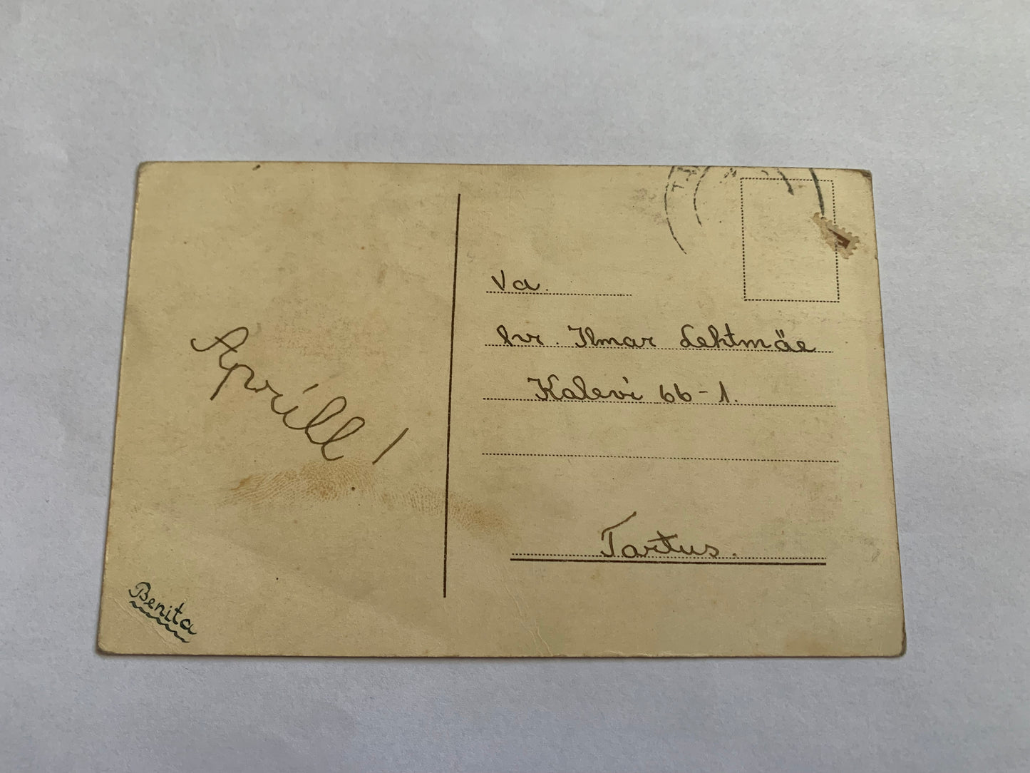 Old postcard - Antique postcard - Humour Post card - Carte Postale - Early 1900's - Used