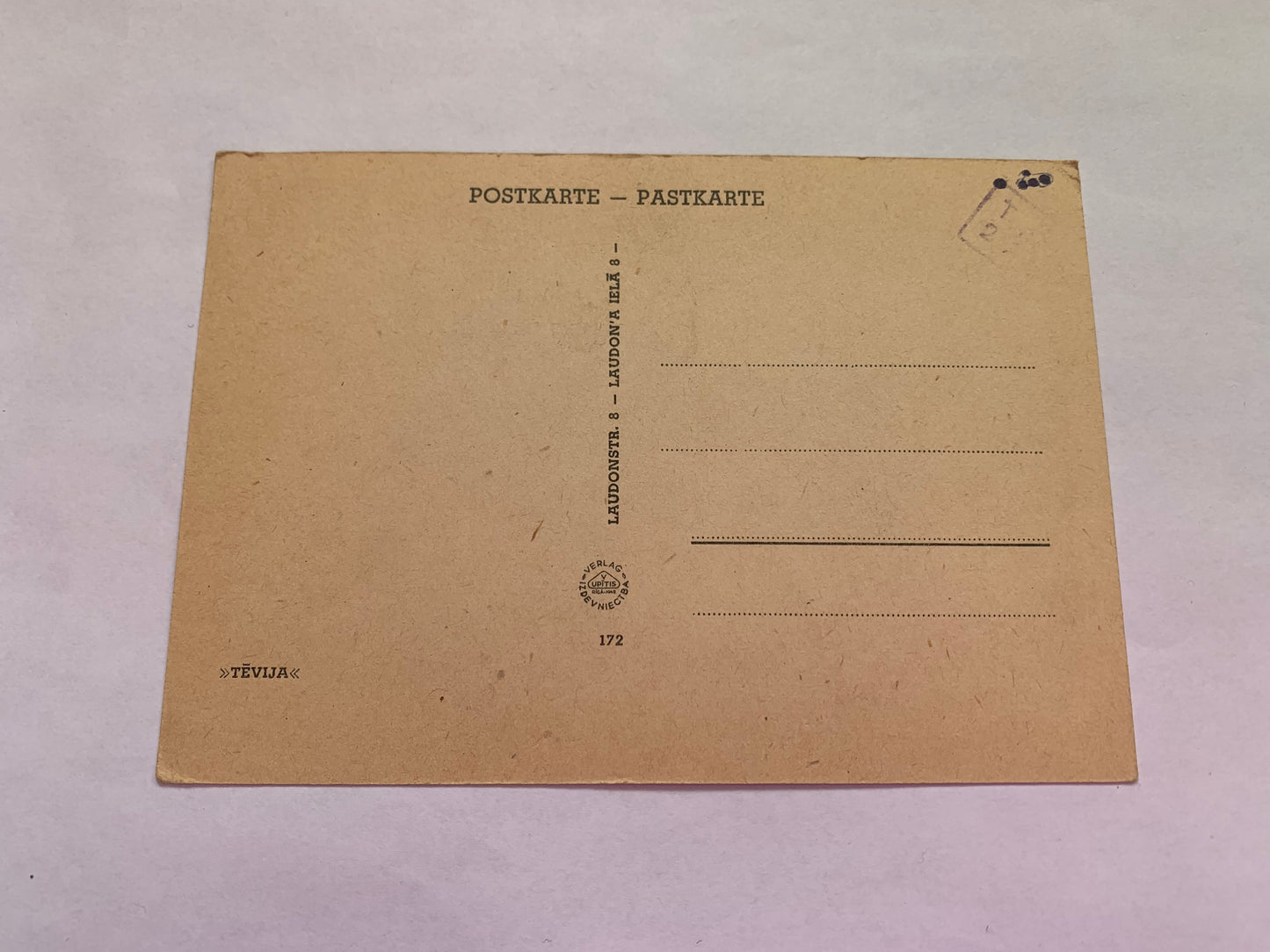 Old postcard - Antique postcard - Riga - Daugava River - Carte Postale - early 1900s - Unused