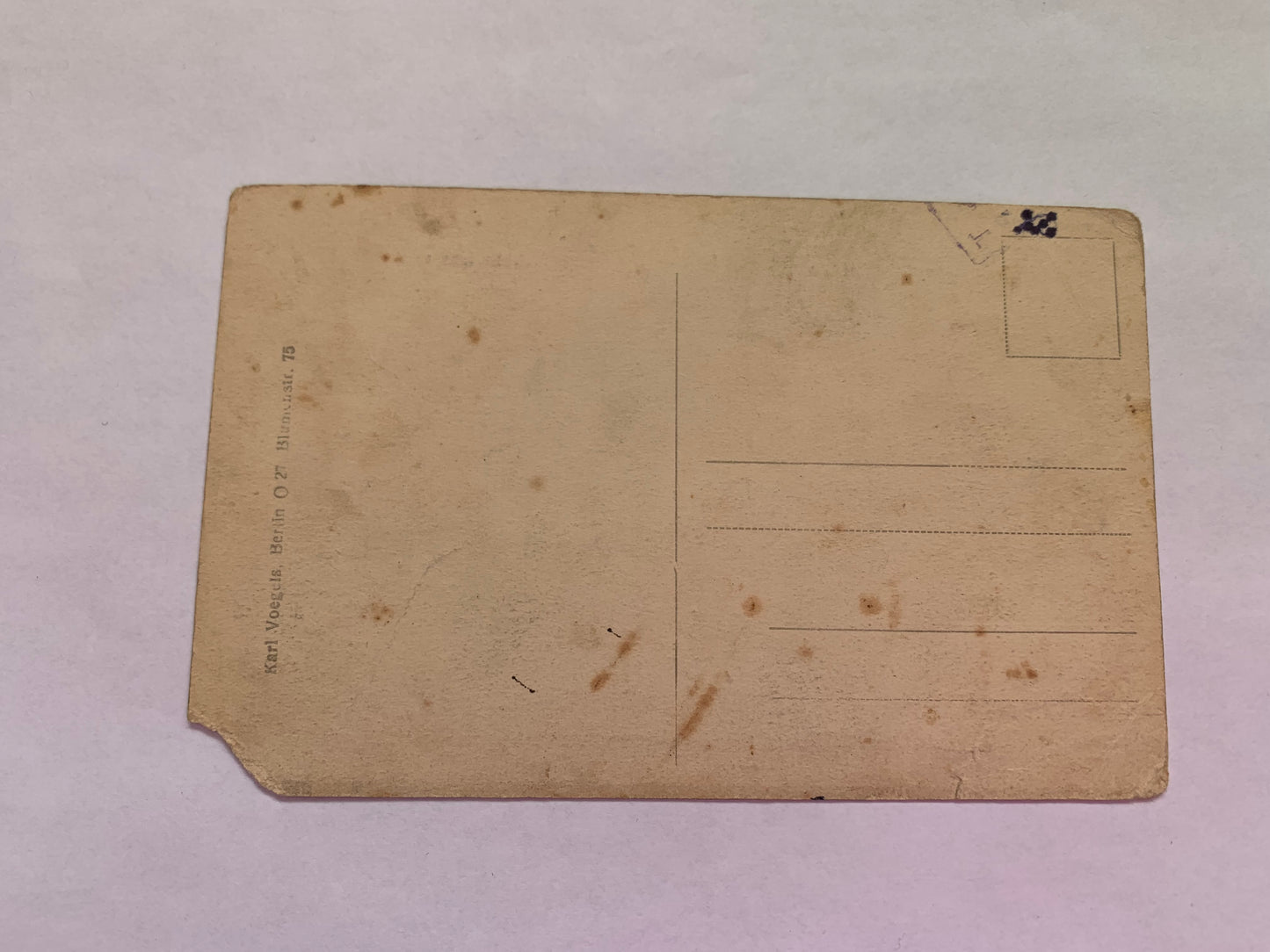 Old postcard - Antique postcard - Riga - Elisabeth Street - Carte Postale - early 1900s - Unused