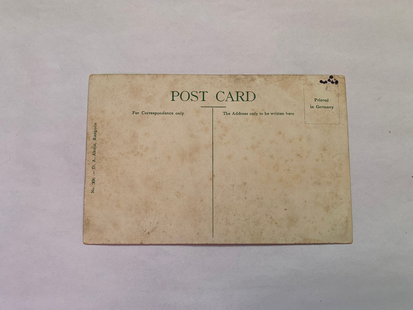 Old postcard - Antique postcard - Burma - Myanmar - The Secretariat - Rangoon - Carte Postale - early 1900s - Unused