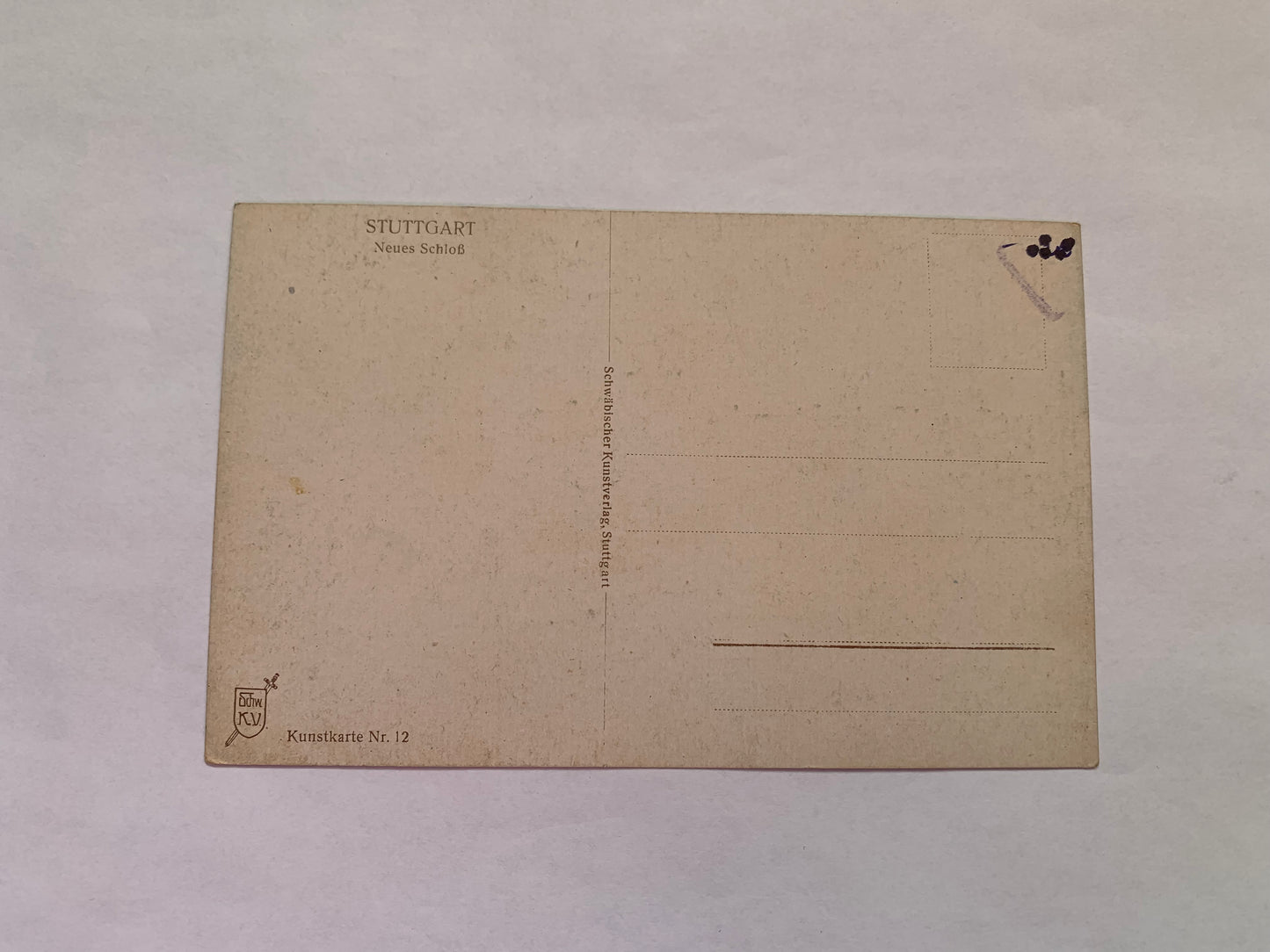 Old postcard - Antique postcard - Germany - STUTTGART - Neues Schloß - Carte Postale - early 1900s - Unused