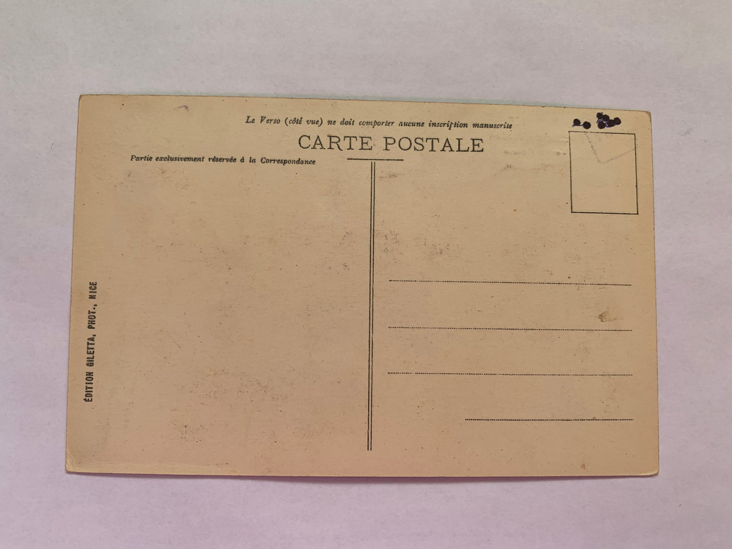 Old postcard - Antique postcard - NICE - France - Verdun Avenue - Carte Postale - early 1900s - Unused