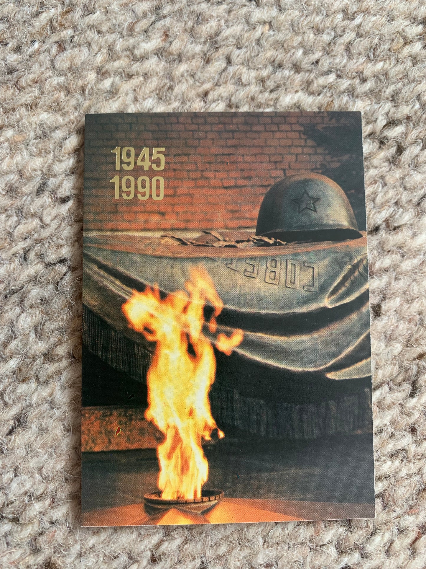 Set of 7 Soviet-time pocket calendars - Monuments in the USSR dedicated to the WWII ending in 1945 - 45th anniversary in 1990