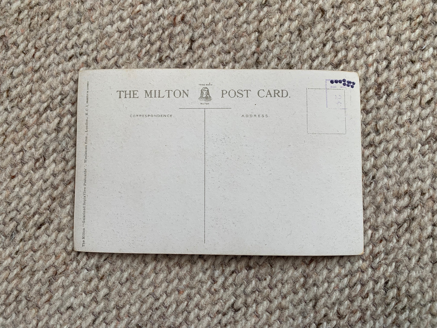 Old postcard - Antique postcard - VICTORIA SQUARE AND LIBRARY - MIDDLESBROUGH - UK - Carte Postale - Early 1900's - Unused