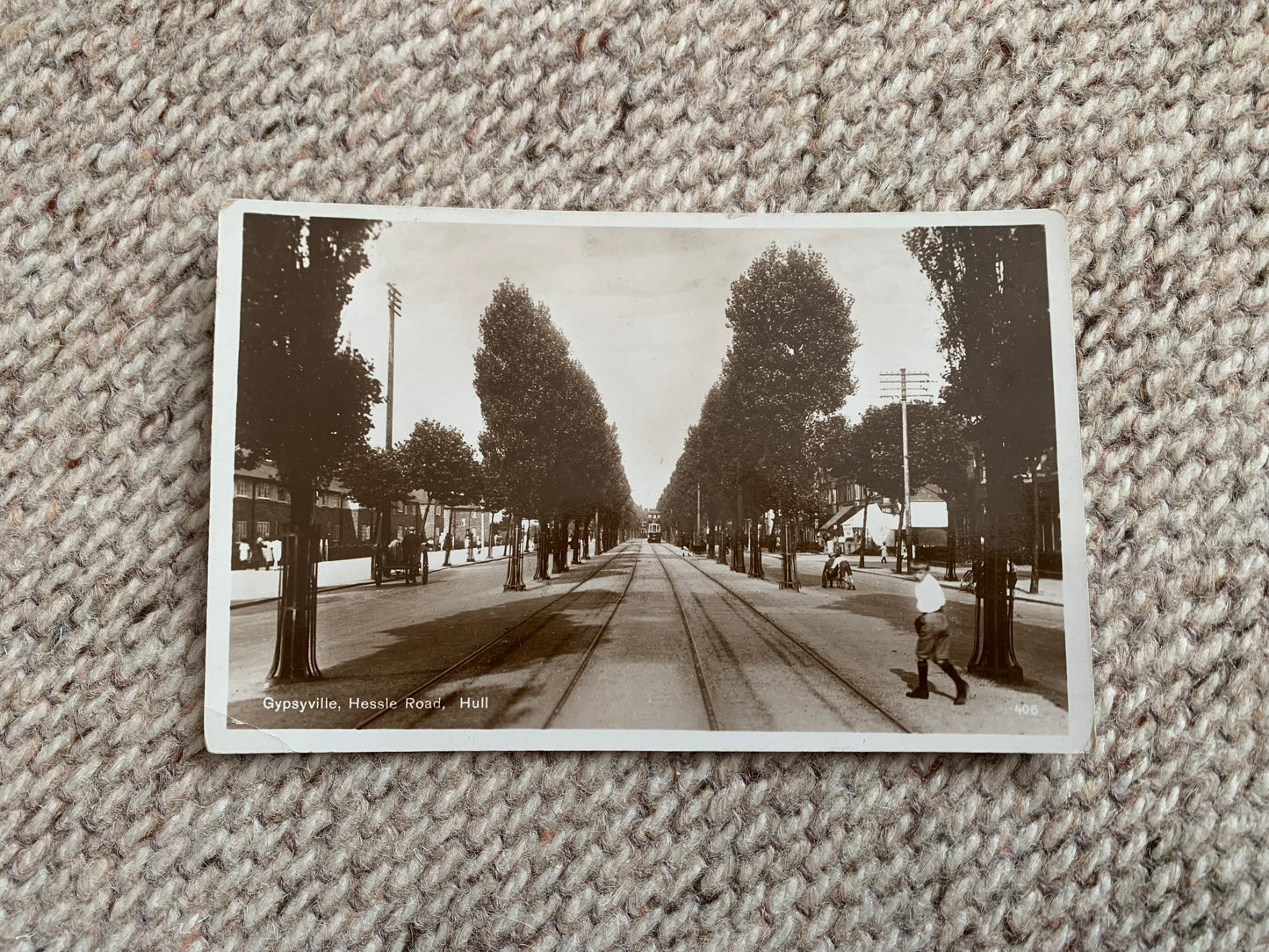 Old postcard - Antique postcard - Gypsyville - Hessle Road - Hull - UK - Carte Postale - Early 1900's - Unused