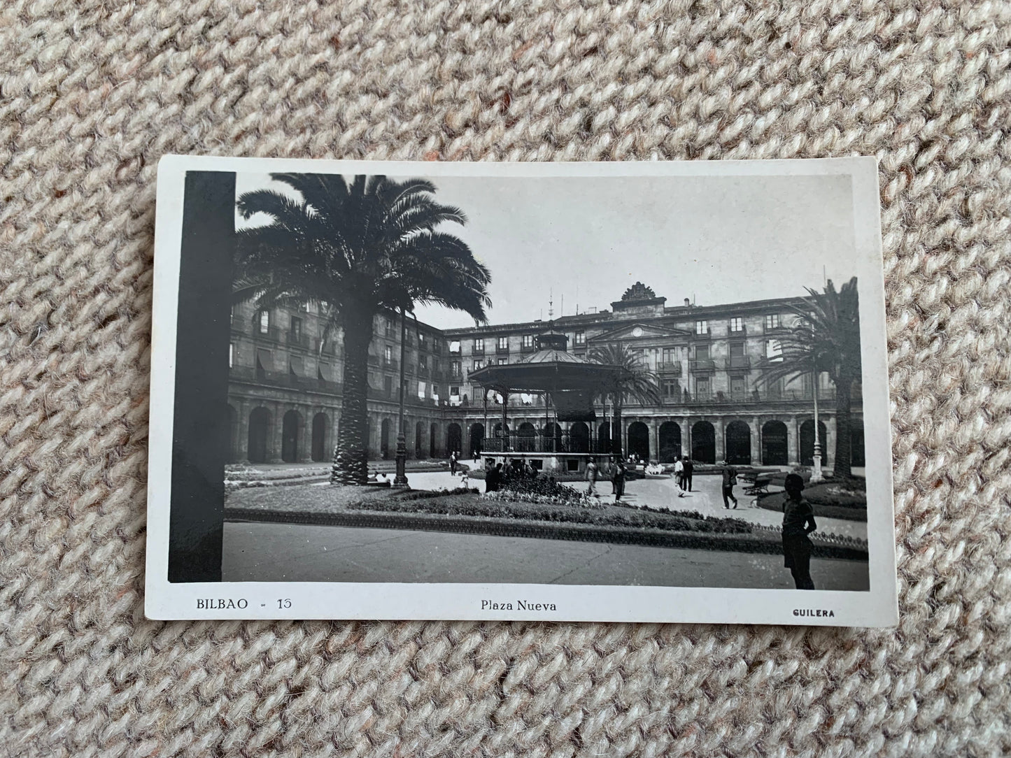 Old postcard - Antique postcard - SPAIN - Bilbao - Plaza Nueva - Carte Postale - Early 1900's - Unused (Copy)