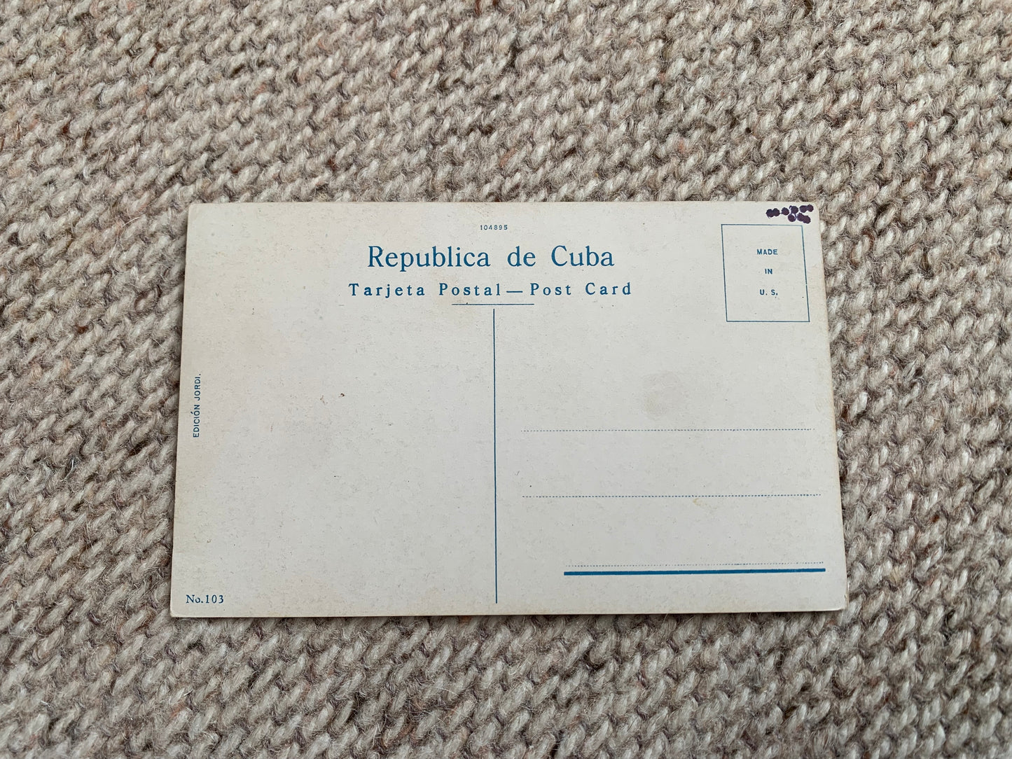 Old postcard - Antique postcard - Havana - Country Club - Golf Courses - Cuba - Carte Postale - Early 1900's - Unused