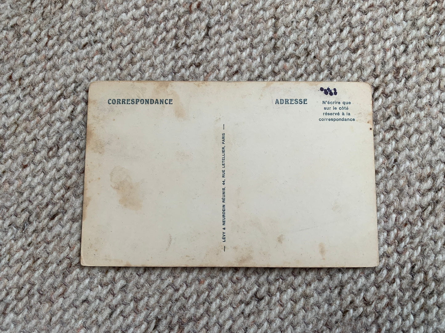 Old postcard - Antique postcard - FRANCE - ANNECY - Swan Island - Carte Postale - Early 1900's - Unused