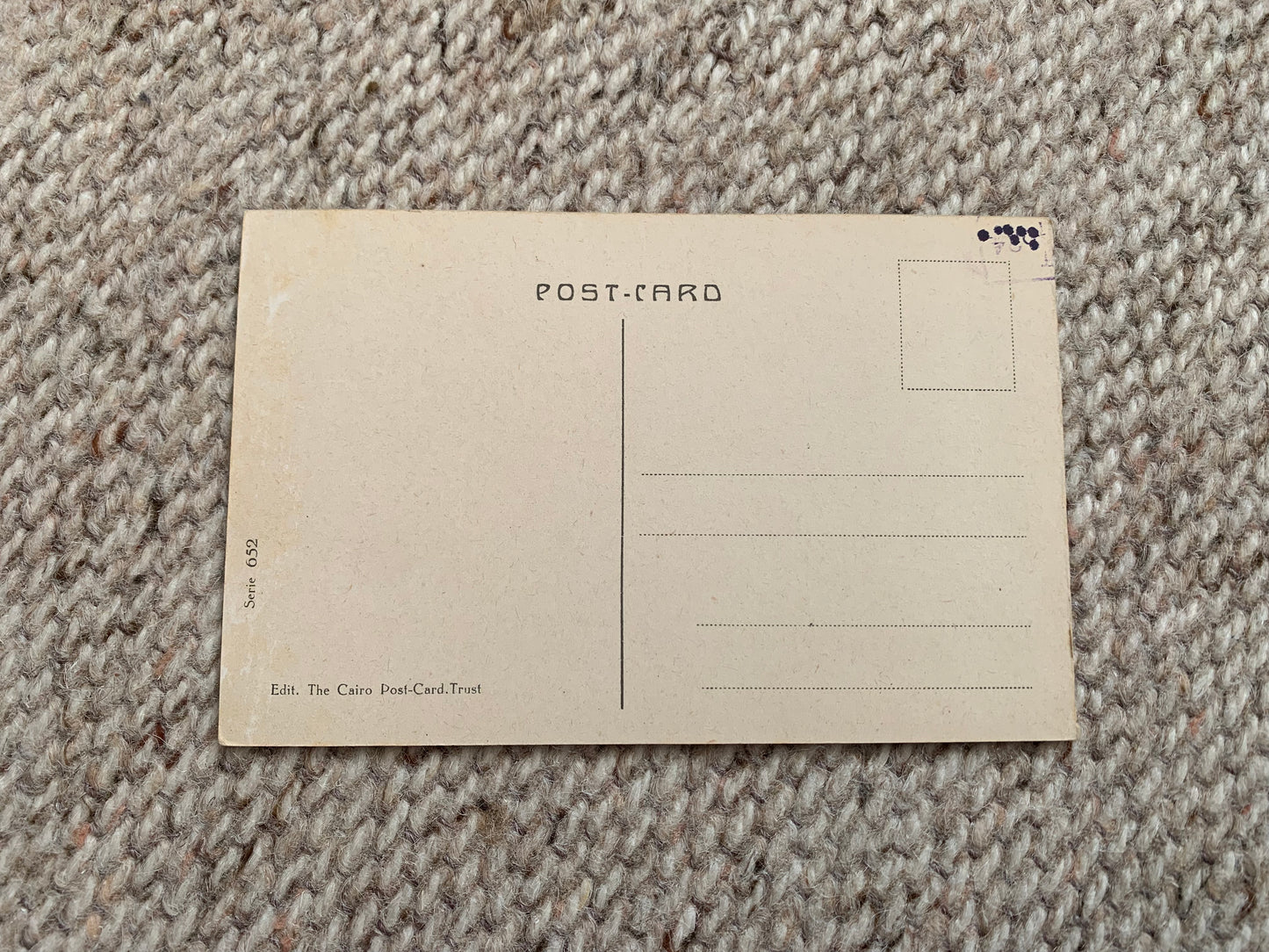 Old Egypt Africa postcard - Antique postcard - Suez - Native Street - Carte Postale - Early 1900's - Unused