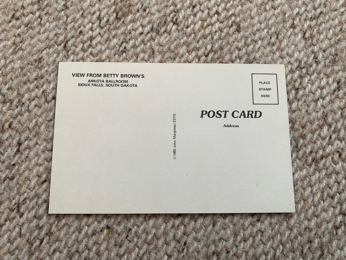 USA postcard - VIEW FROM BETTY BROWN'S - ARKOTA BALLROOM - SIOUX FALLS - SOUTH DAKOTA - 1980 - Unused