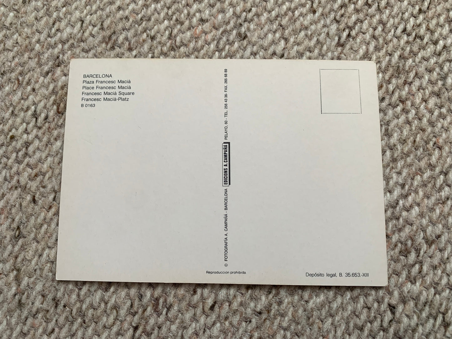 Spain postcard - BARCELONA - Plaza Francesc Macià - Francesc Macià Square - 2000's - unused