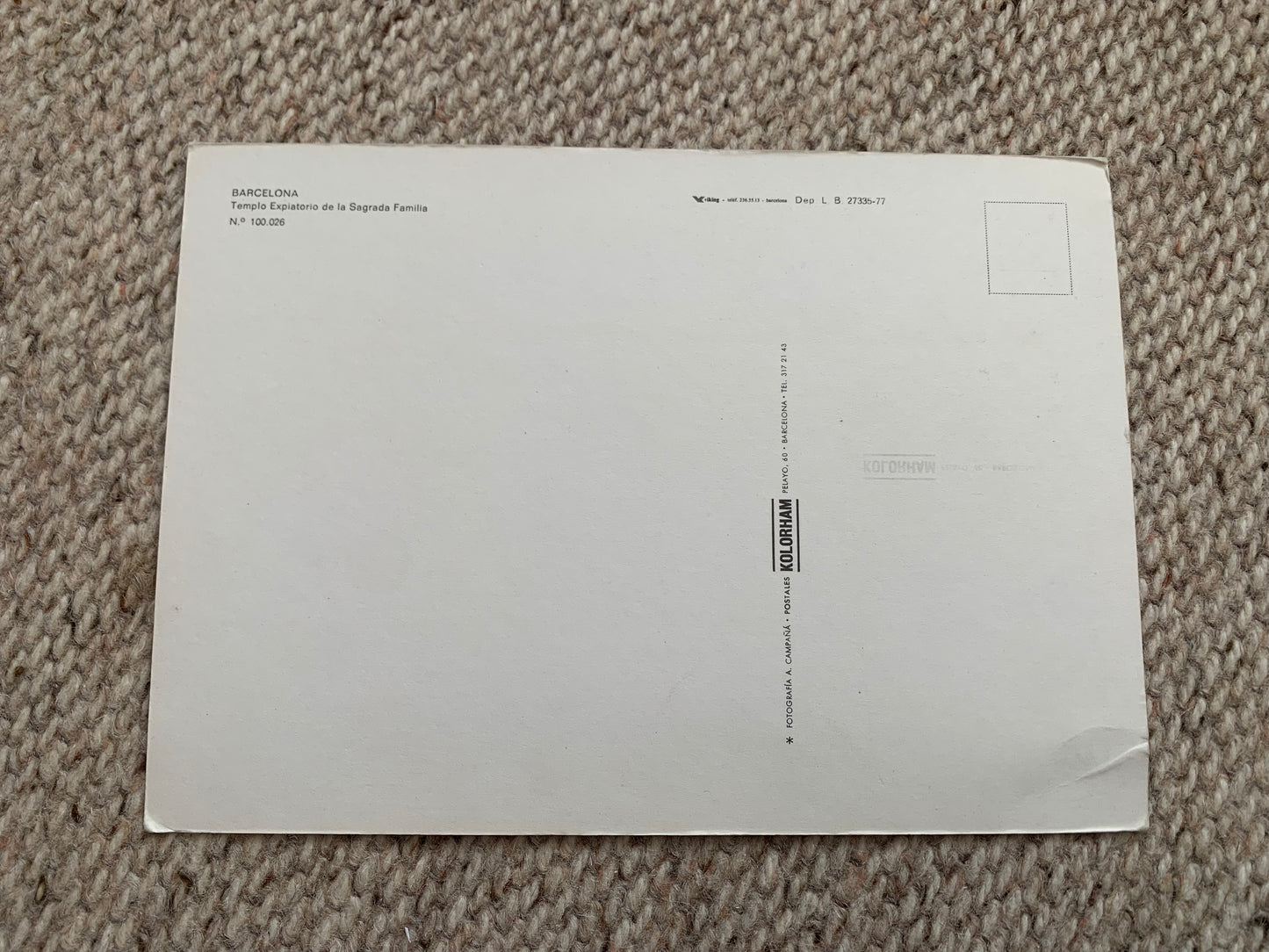 Spain postcard - BARCELONA - Expiatory Temple of the Sagrada Familia - Templo Expiatorio de la Sagrada Familia - 2000's - unused