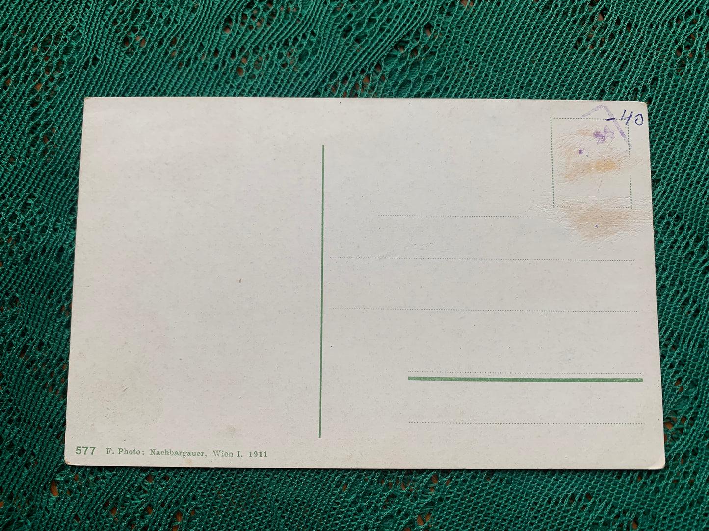 Old postcard - Wien Praterstern und Tegetthof-Denkmal - Tegettoff Statue - 577 - Austria - 1911