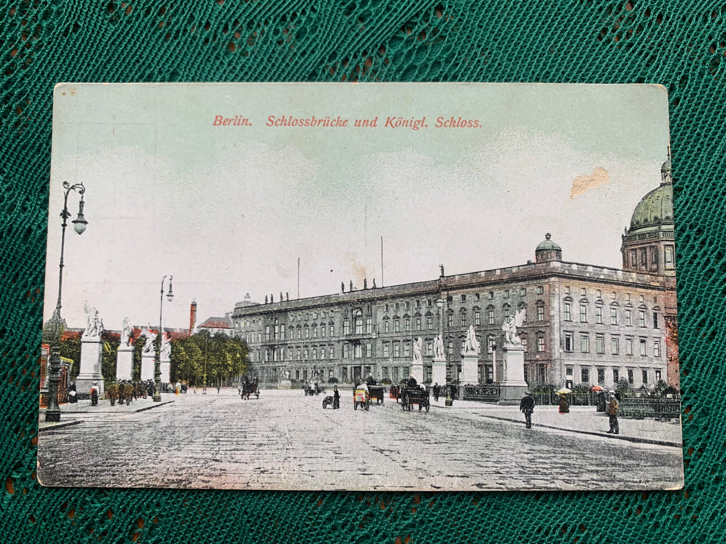 Old postcard - Berlin - Schlossbrücke und Königliches Schloss - Germany - early 1900's