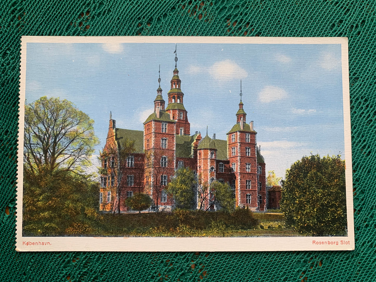 Old postcard - Copenhagen - Rosenborg Slot - Denmark - Alex Vincents, Kunstforlag, Eneret - Nr.85 - early 1900's