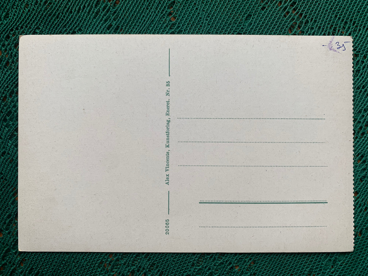 Old postcard - Antique postcard - Copenhagen - Rosenborg Slot - Denmark - Alex Vincents, Kunstforlag, Eneret - Nr.85 - early 1900's