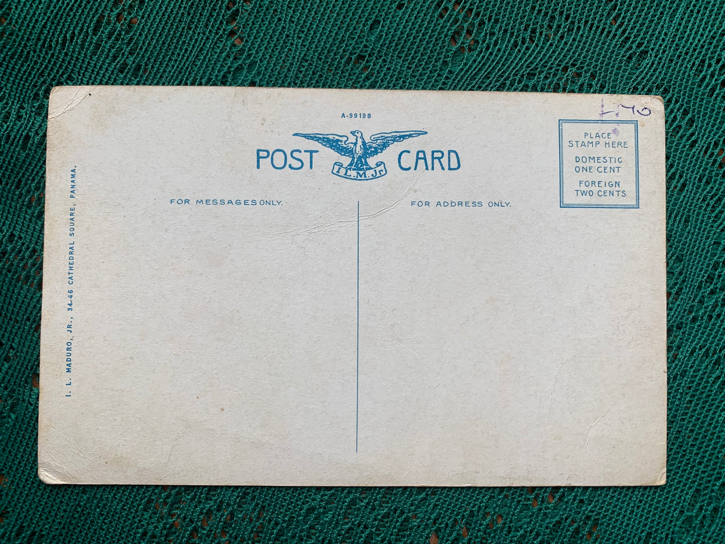 Old postcard - Antique postcard - THE NORMAL COLLEGE, EL HATILLO - PANAMA - Nr.124B - early 1900's