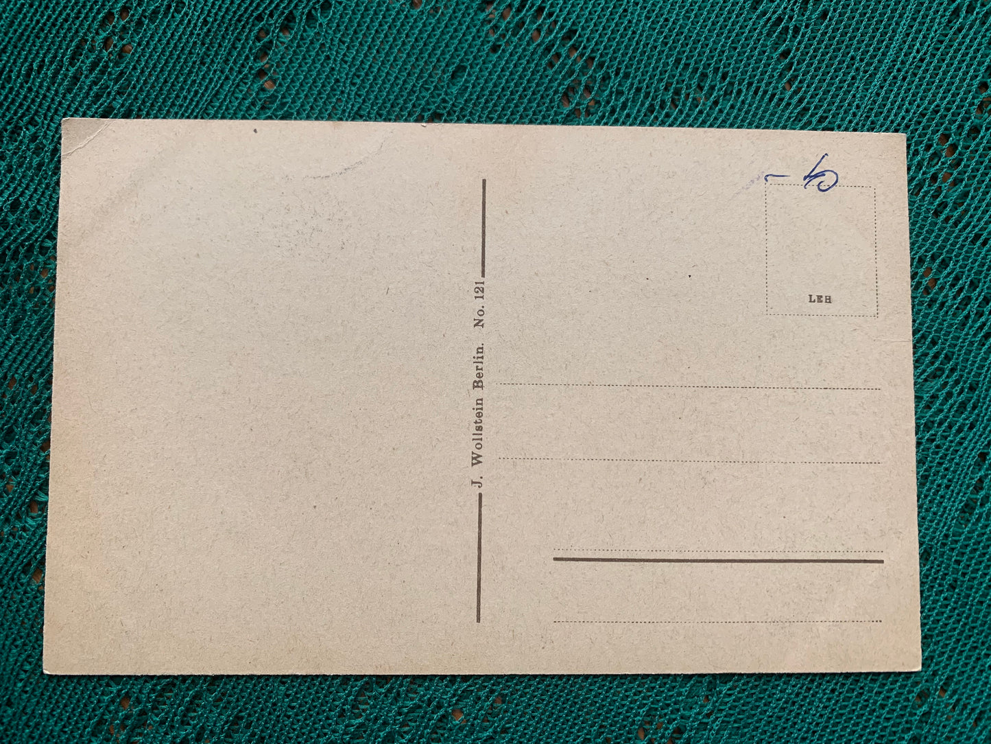 Old postcard - Antique postcard - POTSDAM - Die Communs beim neuen Palais - J.Wollstein Berlin - No.121 - Germany - early 1900's