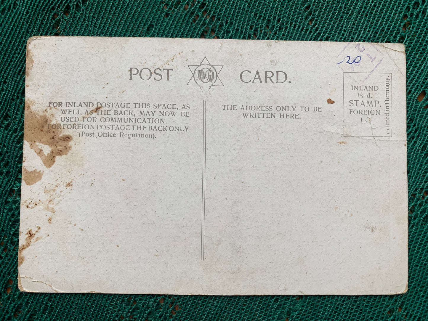 Old postcard - Antique postcard - LONDON - PICCADILLY CIRCUS - England - early 1900's