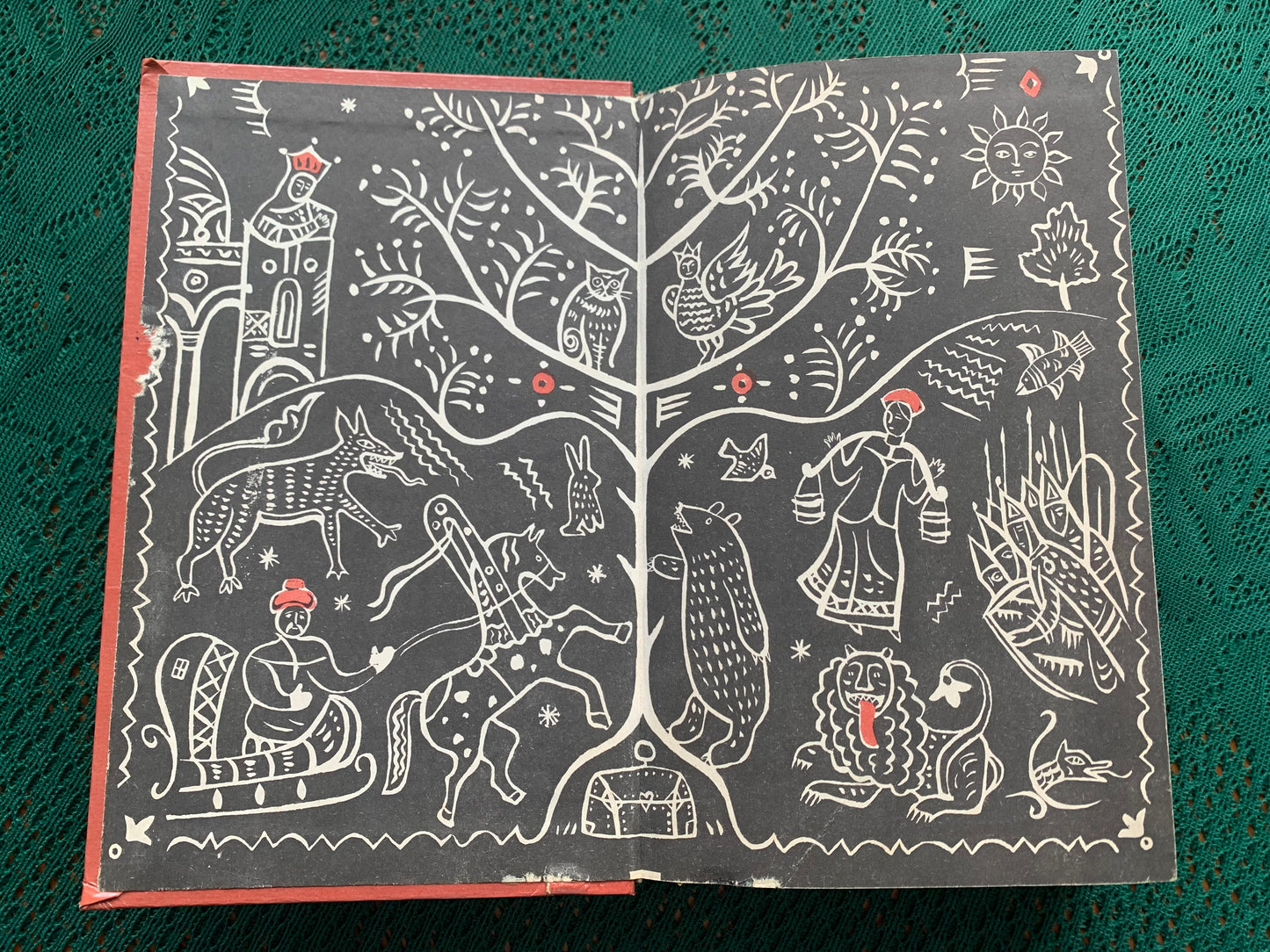 Vintage Children's Book - Russian Folk Tales - A.Afanasyeva - 1983