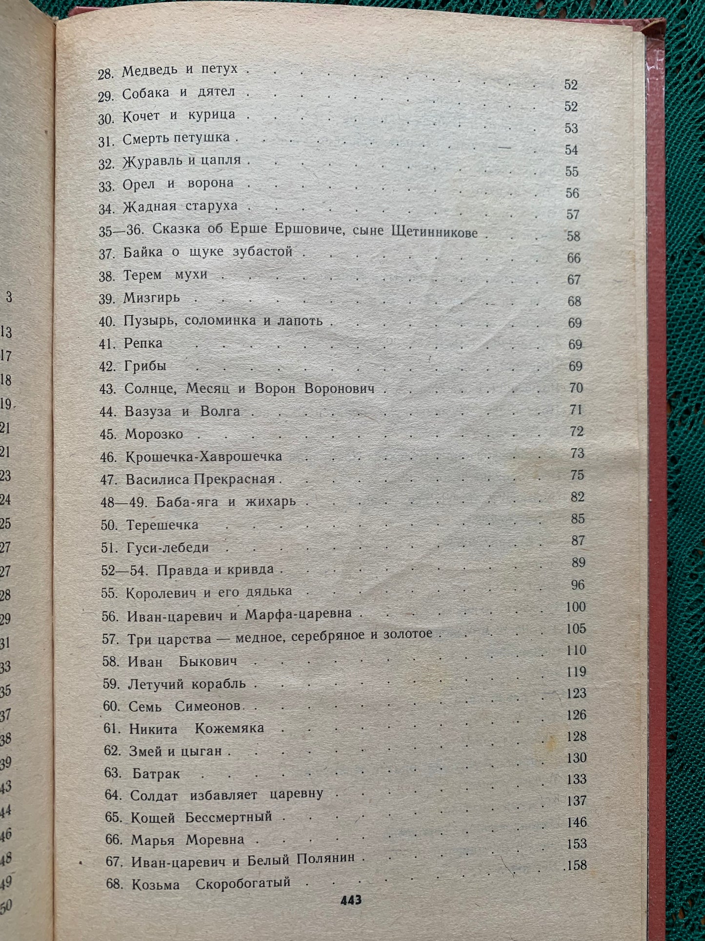 Vintage Children's Book - Russian Folk Tales - A.Afanasyeva - 1983