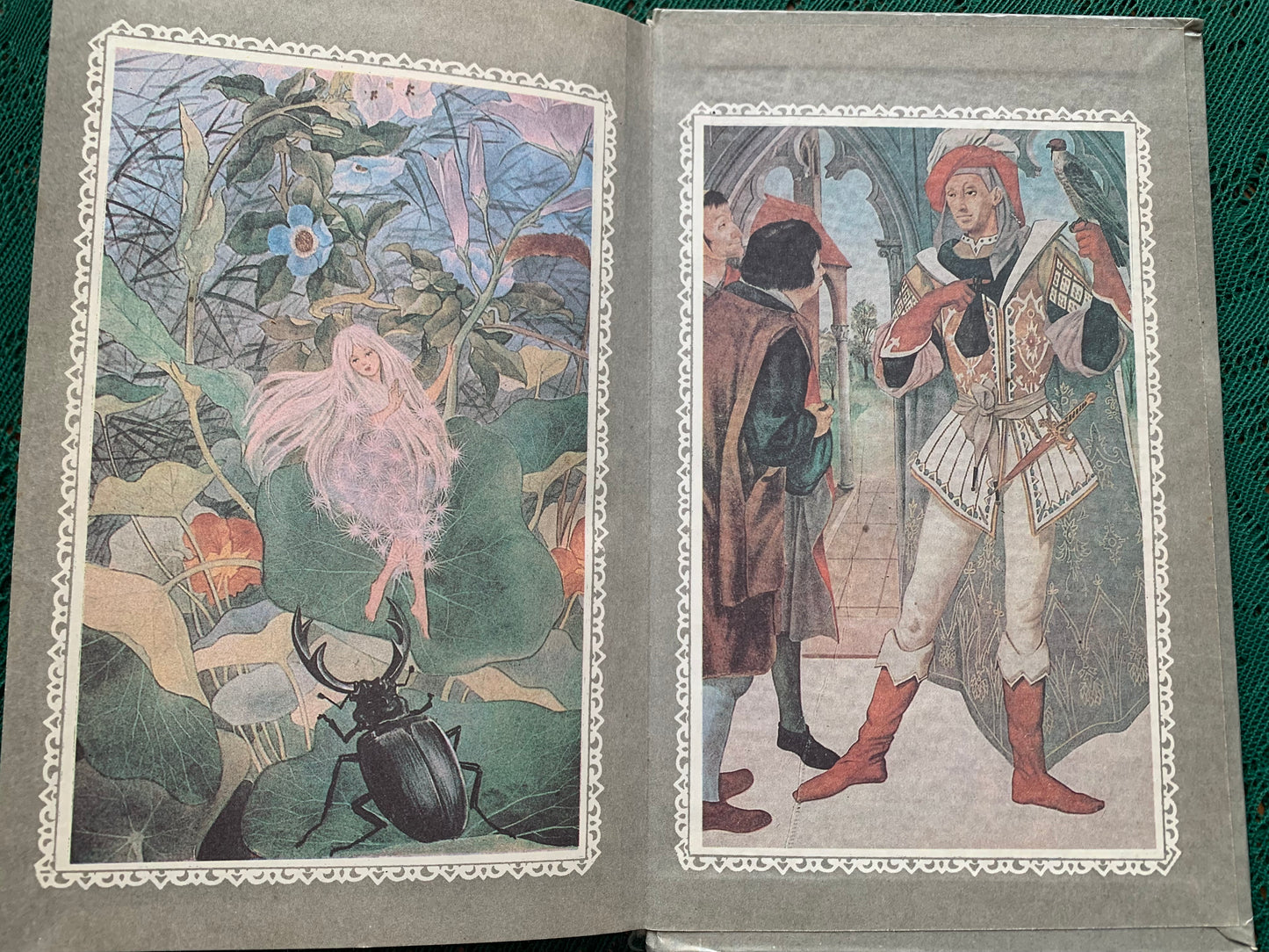 Vintage Children's Book in Russian - Fairy-Tales by Hans Christian Andersen - 1992