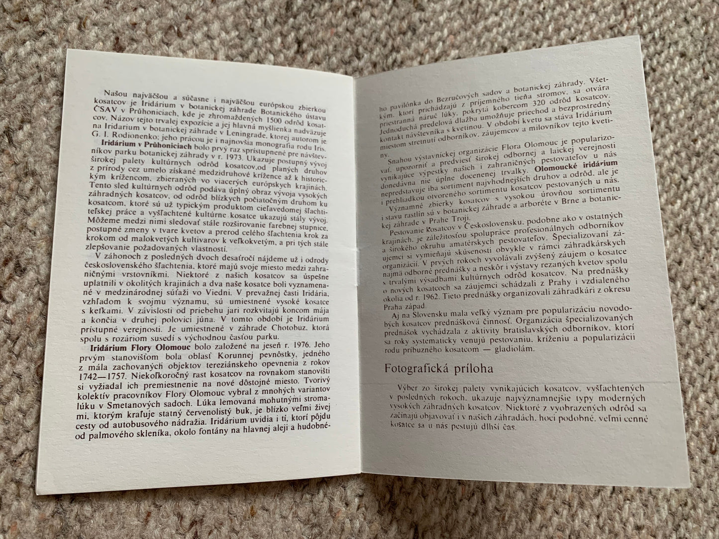 18 Unused FLOWER / FLORAL postcards - IRIS - Perennial plant - Printed in Czechoslovakia - 1980s