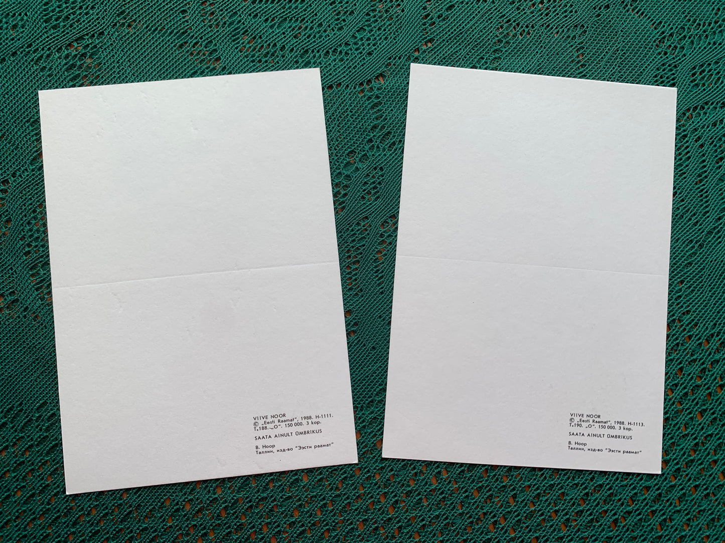 Estonian art postcards - Artist Viive Noor - Dog and Mouse with flowers - 1988 - unused