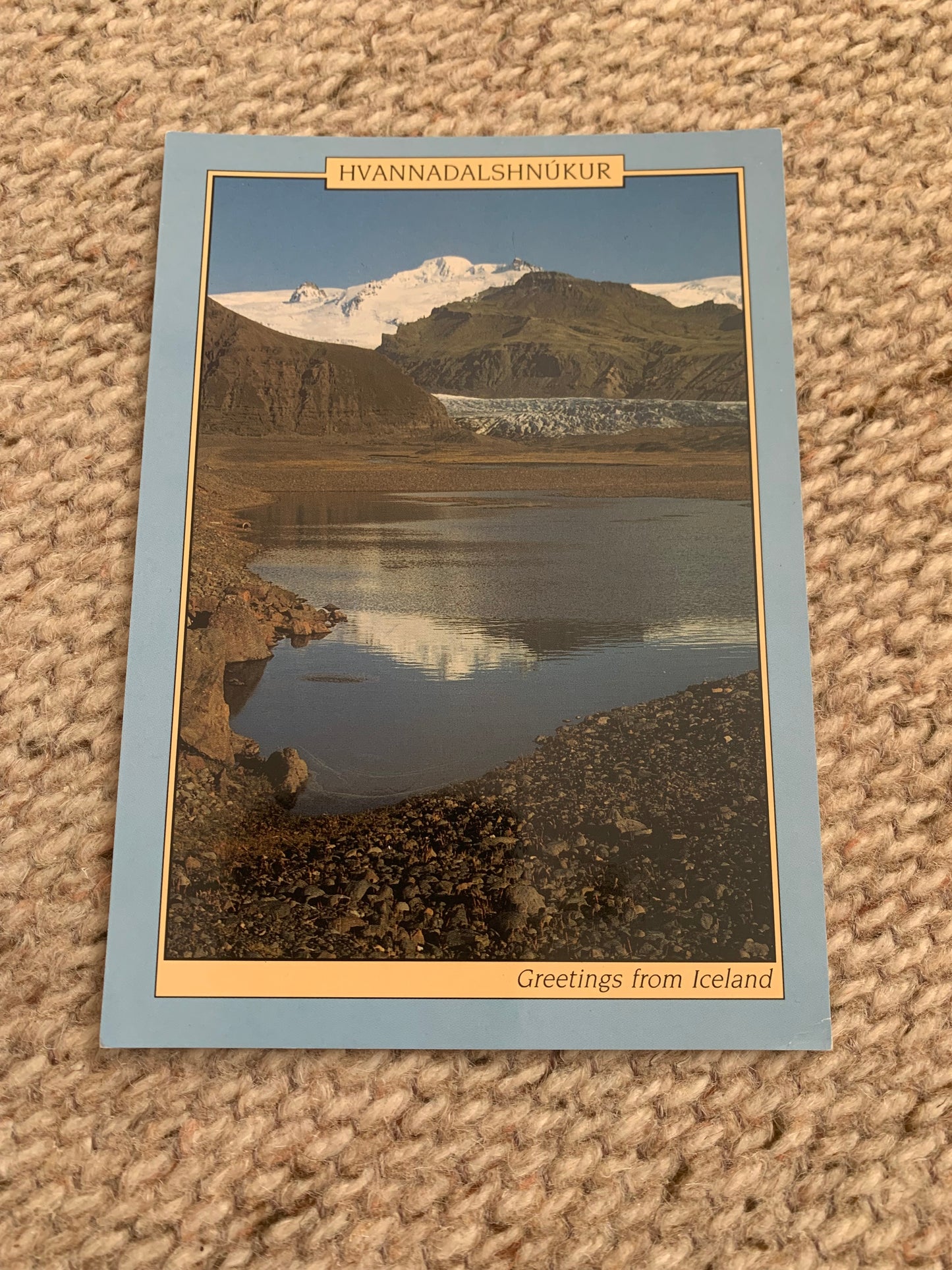 Iceland postcard - A section of Vatnajökull, Europe's largest glacier - 2000's - unused