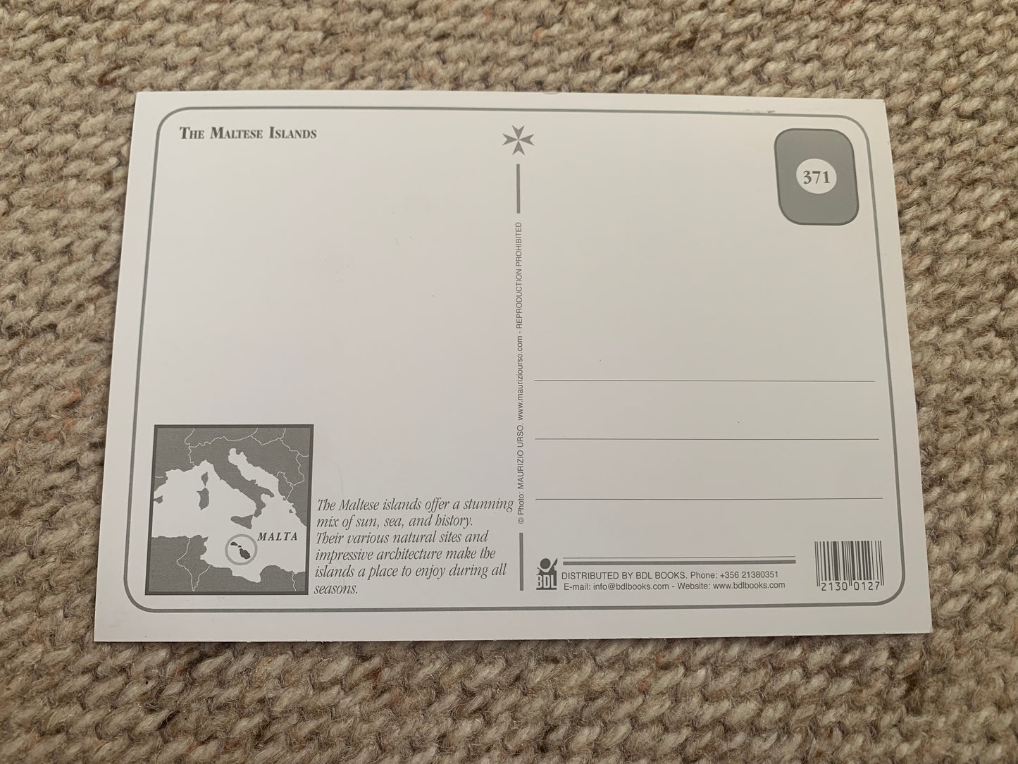 Malta viewcard - Views of Malta in Europe - THE MALTESE ISLANDS - 2000's - unused