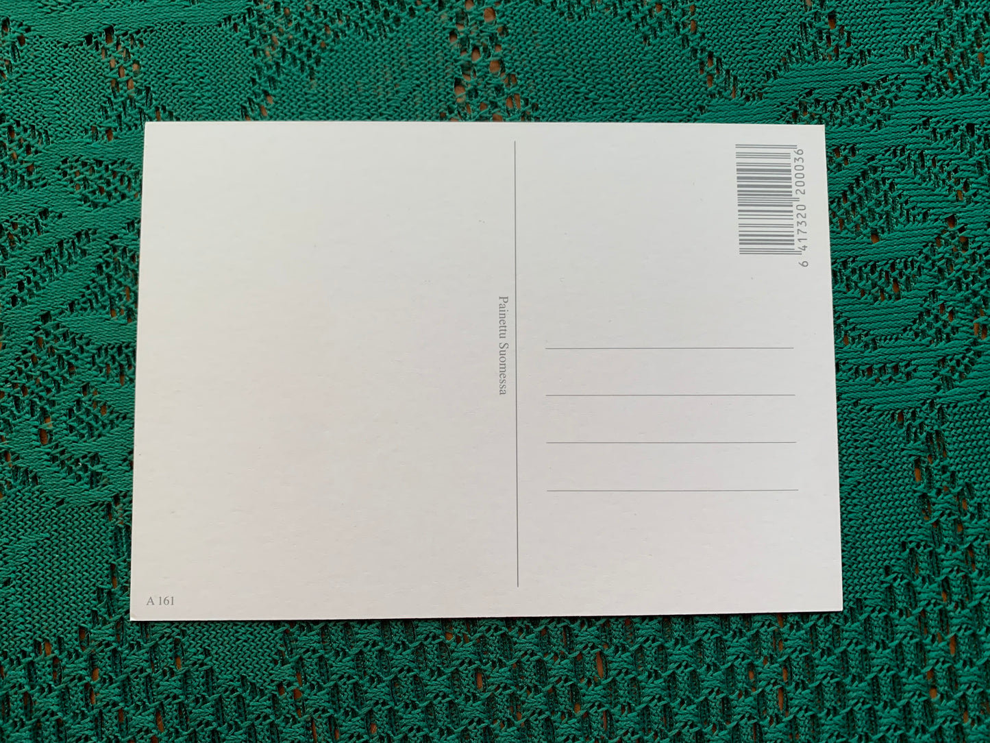 Finnish art postcard with horses - Printed in Finland - Greeting card, collectible postcard - unused