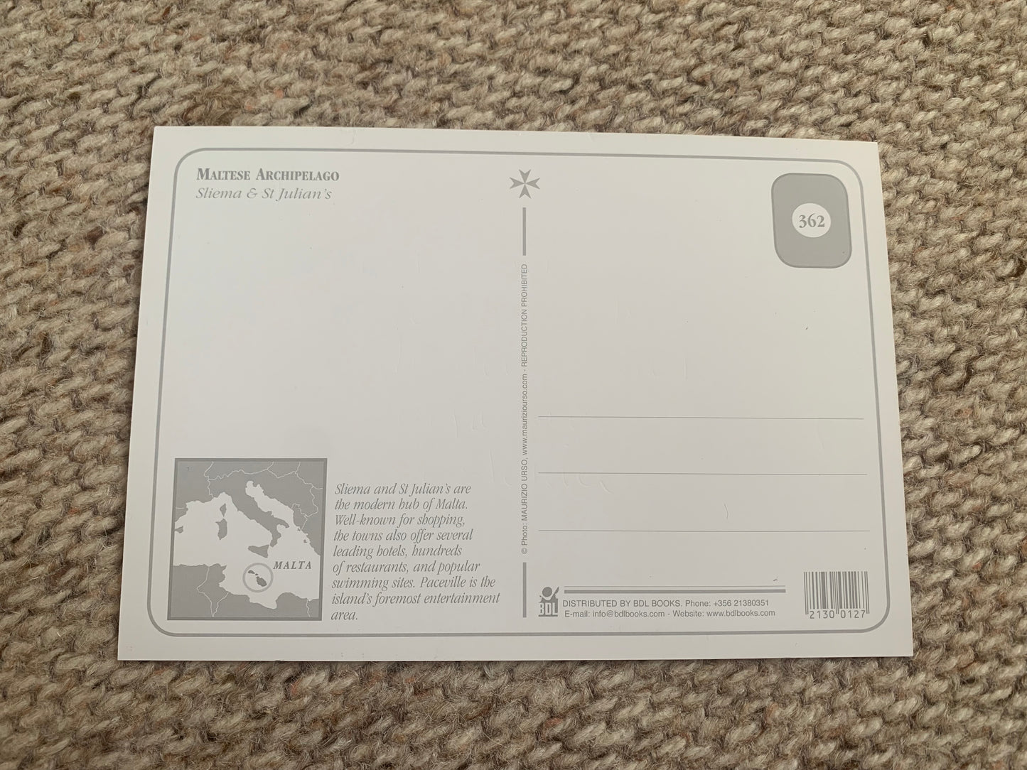 Malta viewcard - Views of Malta in Europe - MALTESE ARCHIPELAGO - Sliema & St Julian's - 2000's - unused