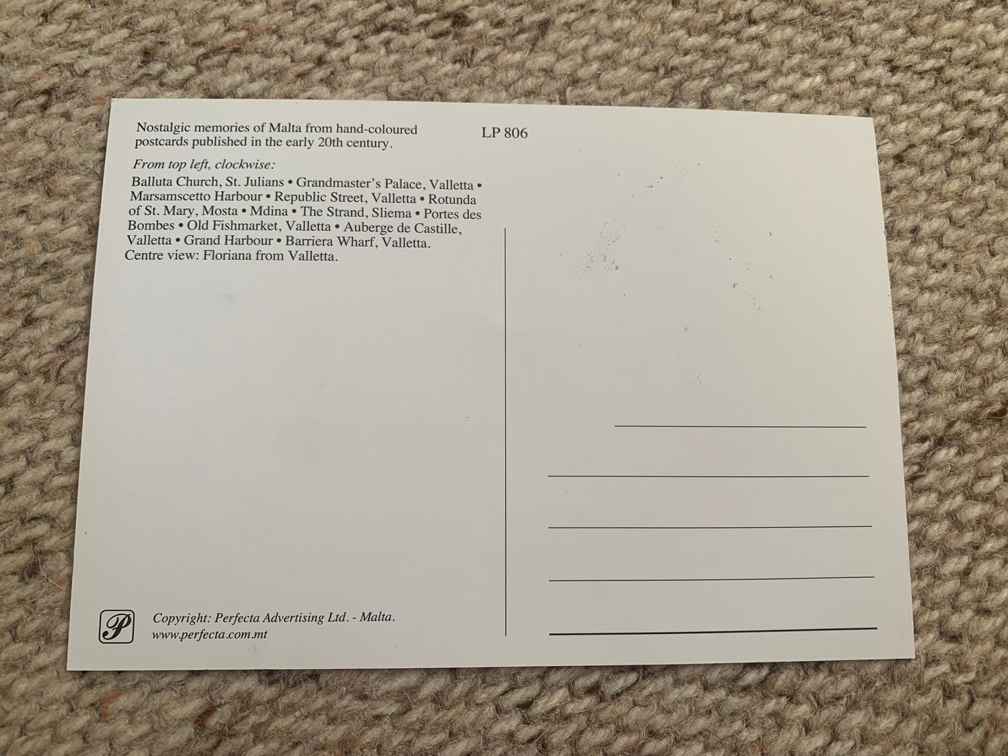 Malta viewcard - Views of Malta in Europe - Nostalgic memories of Malta - 2000's - unused