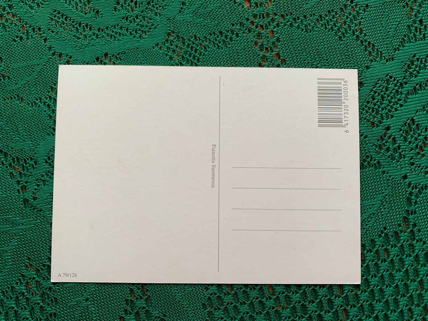 Finnish art postcard with cats - Printed in Finland - Greeting card, collectible postcard - unused