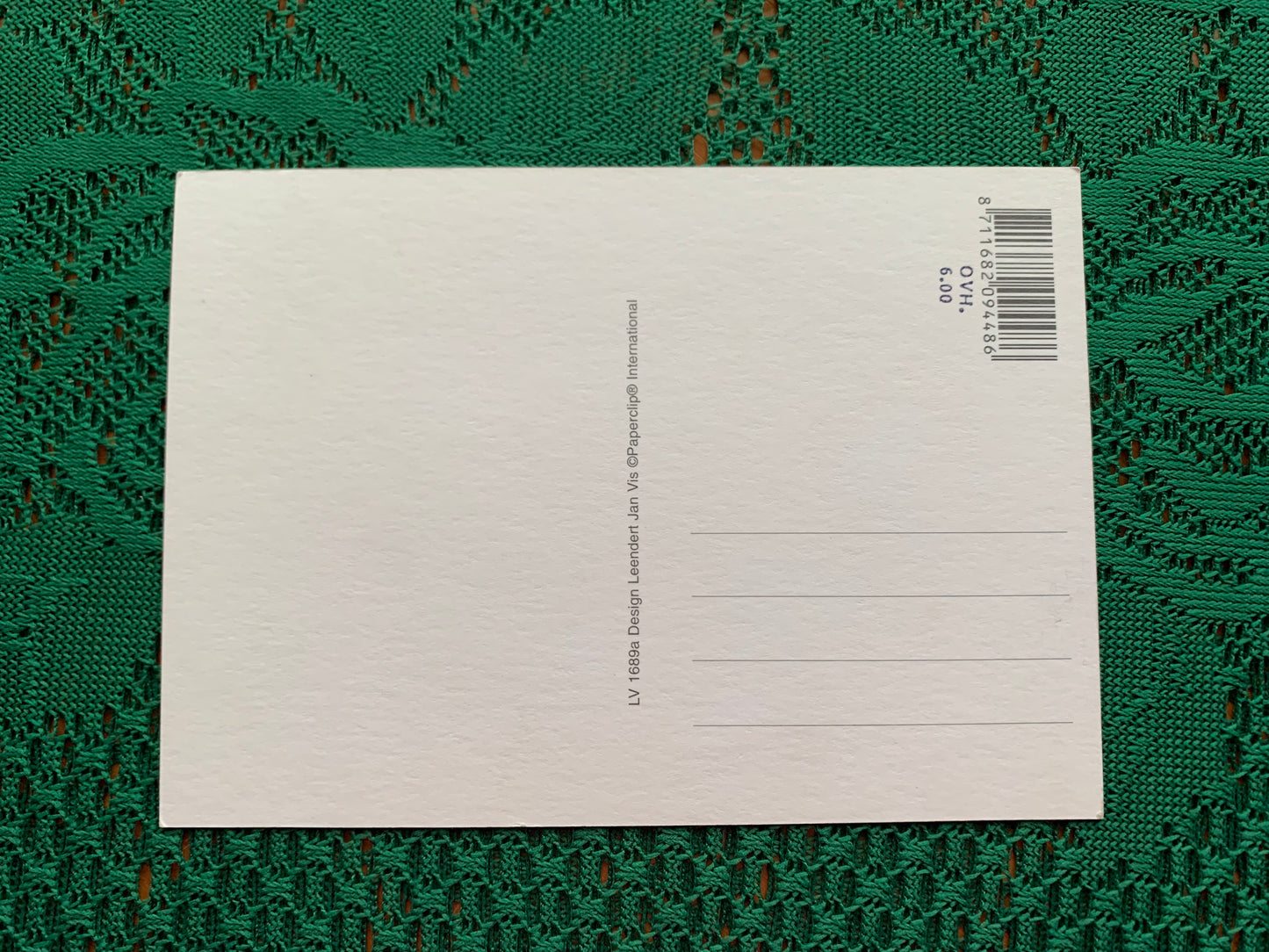 Vintage humour postcard - Greeting card, collectible postcard - unused