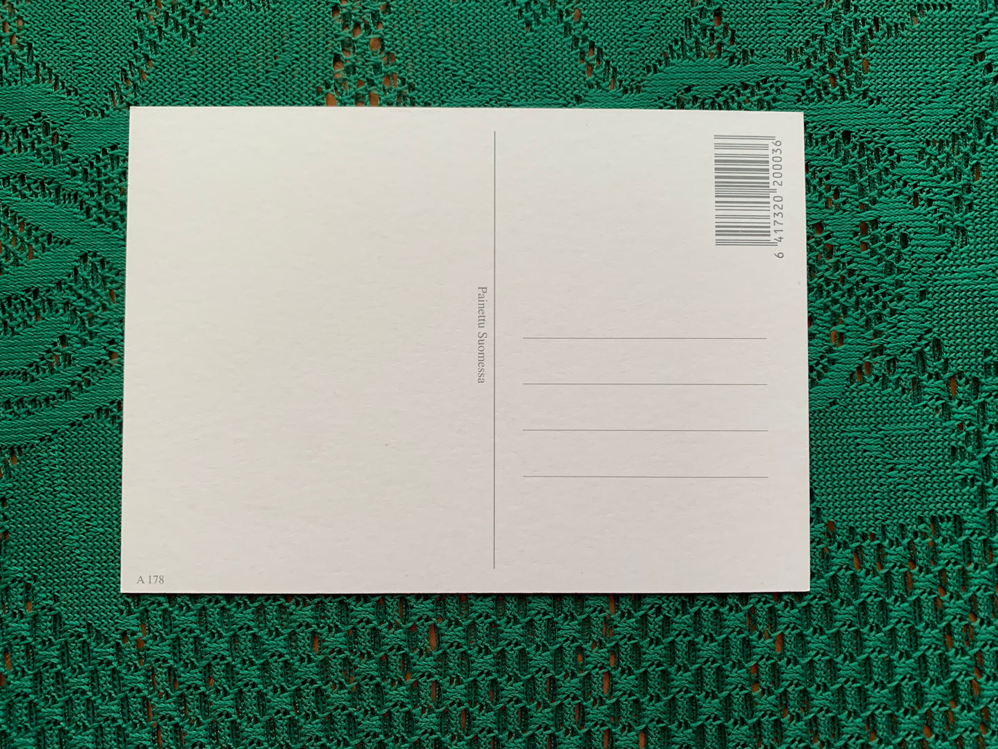 Finnish funny postcard - Printed in Finland - Greeting card, collectible postcard - unused