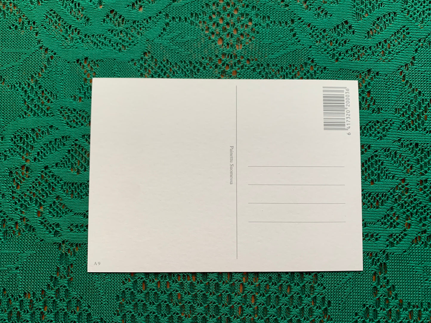 Finnish art postcard - Printed in Finland - Greeting card, collectible postcard - unused