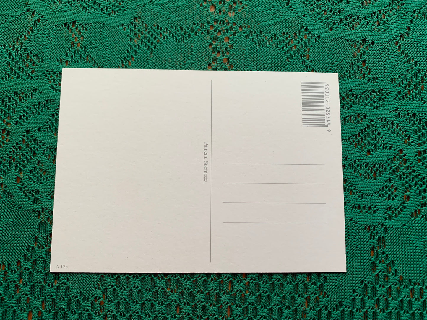 Finnish art postcard - Printed in Finland - Greeting card, collectible postcard - unused