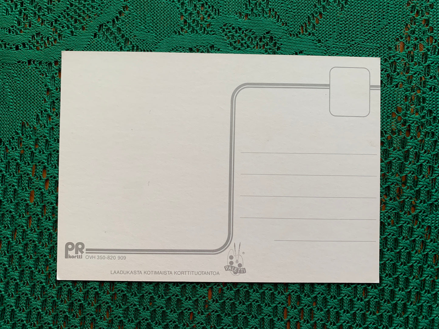 Finnish art postcard with cats - Printed in Finland - Text in Finnish. "It's Going Well!" - unused