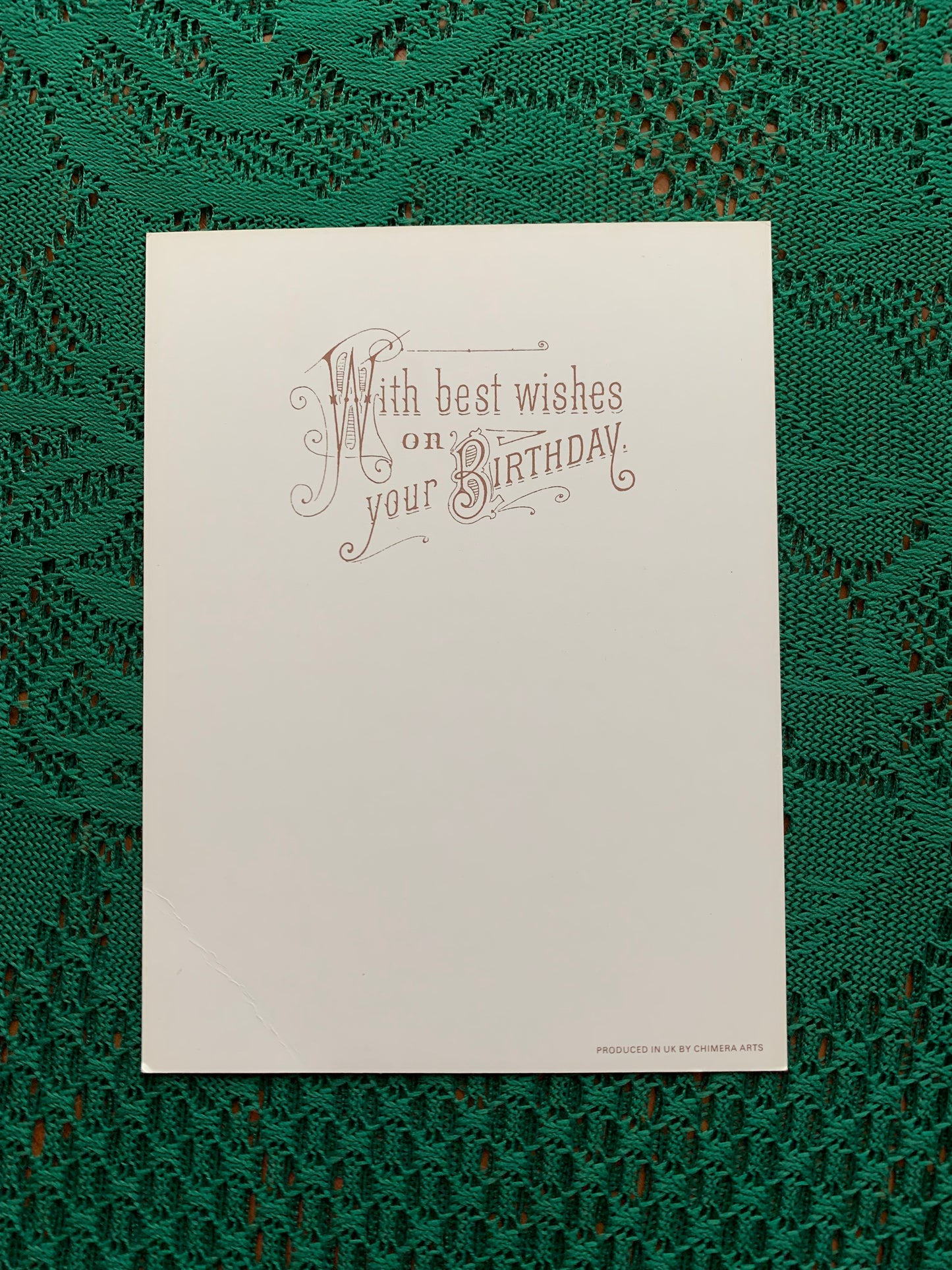 Vintage Chimera art postcard - Produced in UK - The Woman standing at Seaside - Unused Greeting card