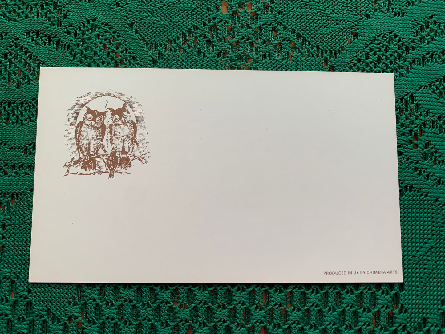 Vintage Chimera art postcard - Produced in UK - unused Greeting card