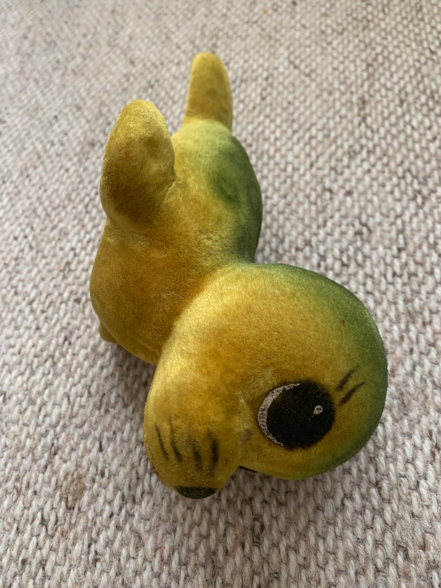 Collectible vintage plush toy from USSR - 1970s polymer soft toy SEAL - Soviet time souvenir
