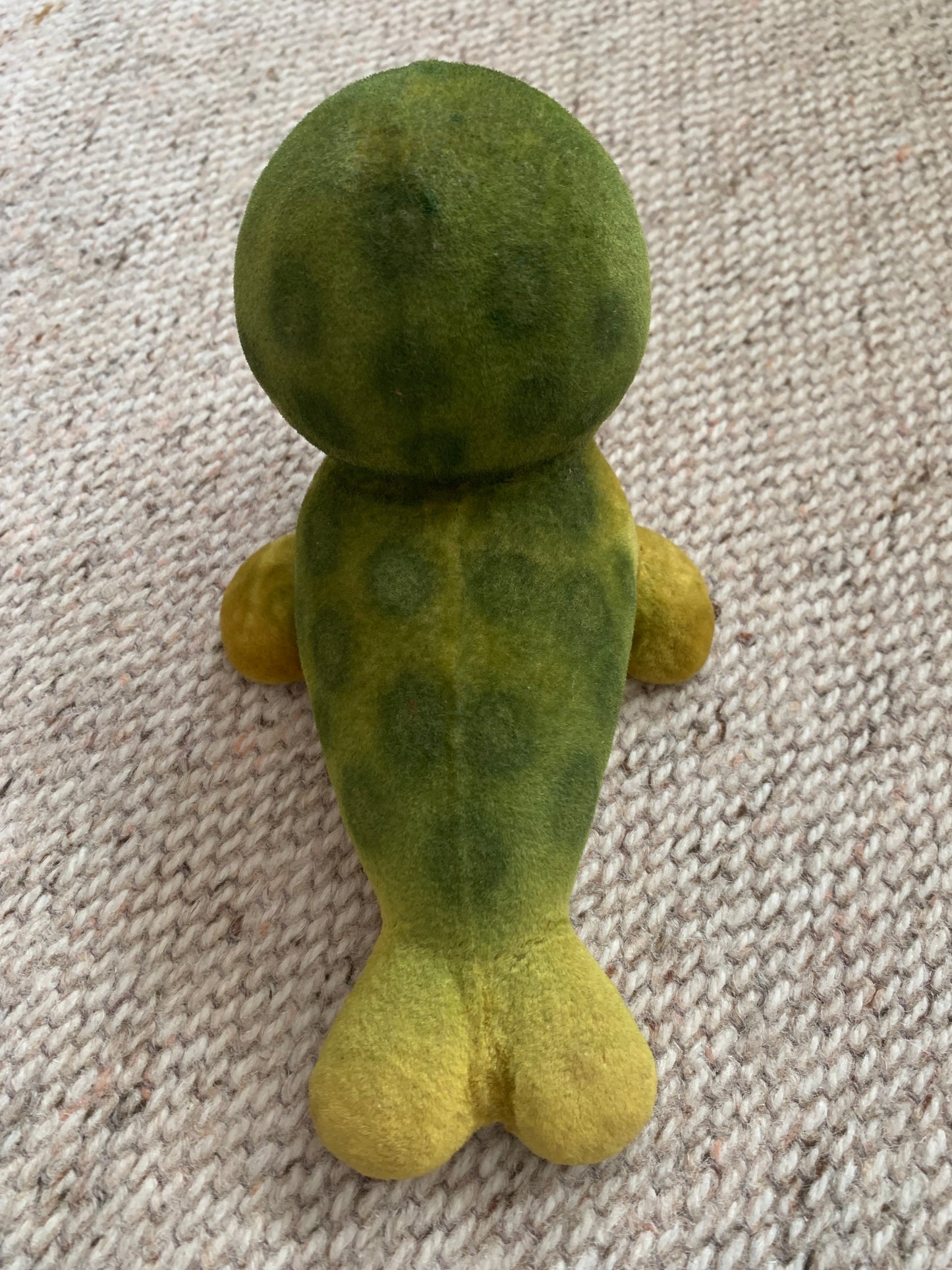 Collectible vintage plush toy from USSR - 1970s polymer soft toy SEAL - Soviet time souvenir