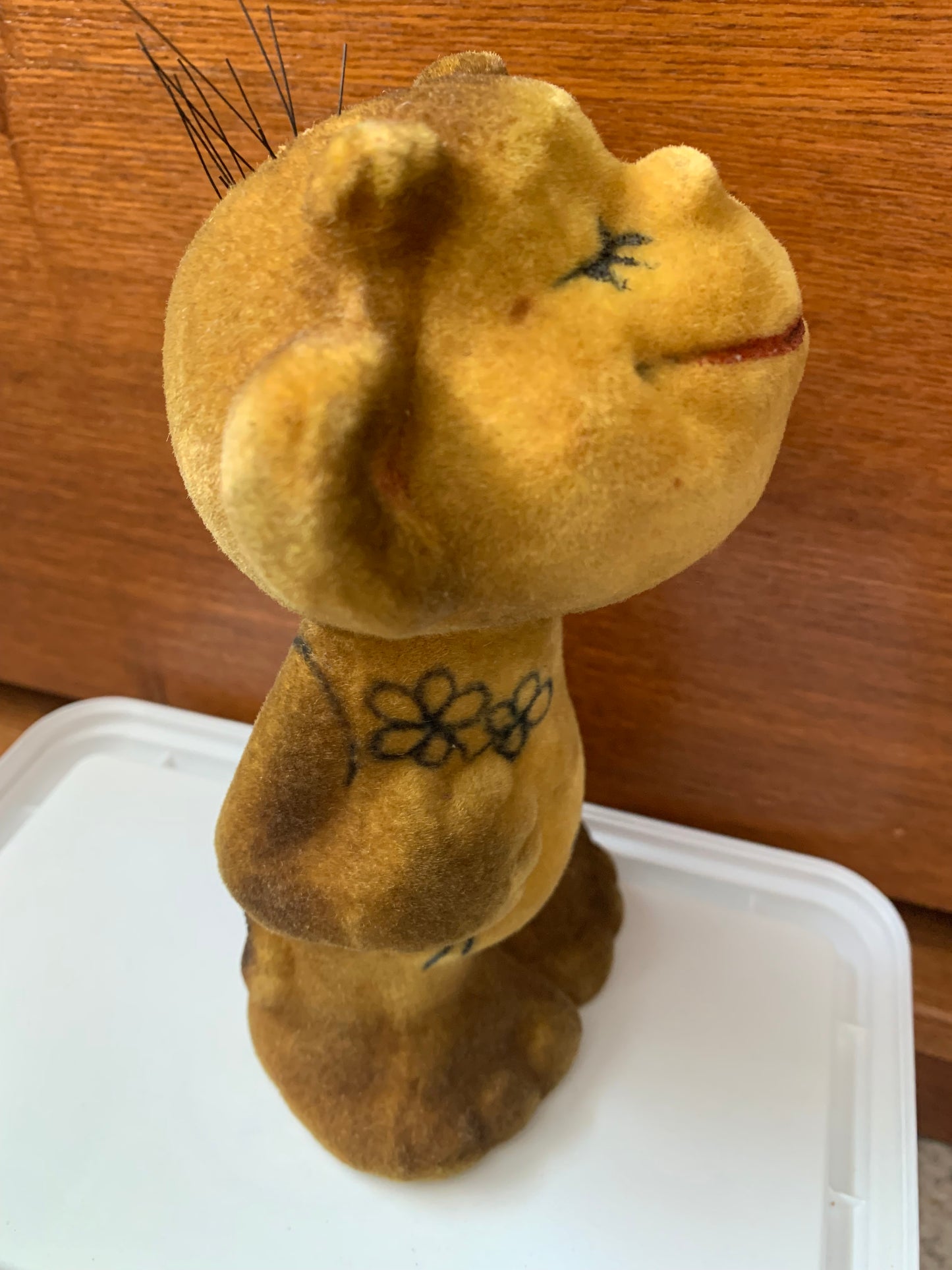 Collectible vintage plush toy from USSR - 1970s polymer soft toy CUTE MONKEY - Soviet time souvenir