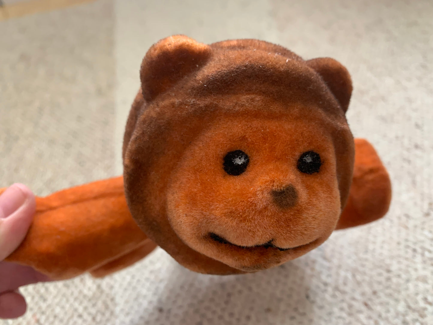 Collectible vintage plush toy from USSR - 1970s polymer soft toy LION - Soviet time souvenir