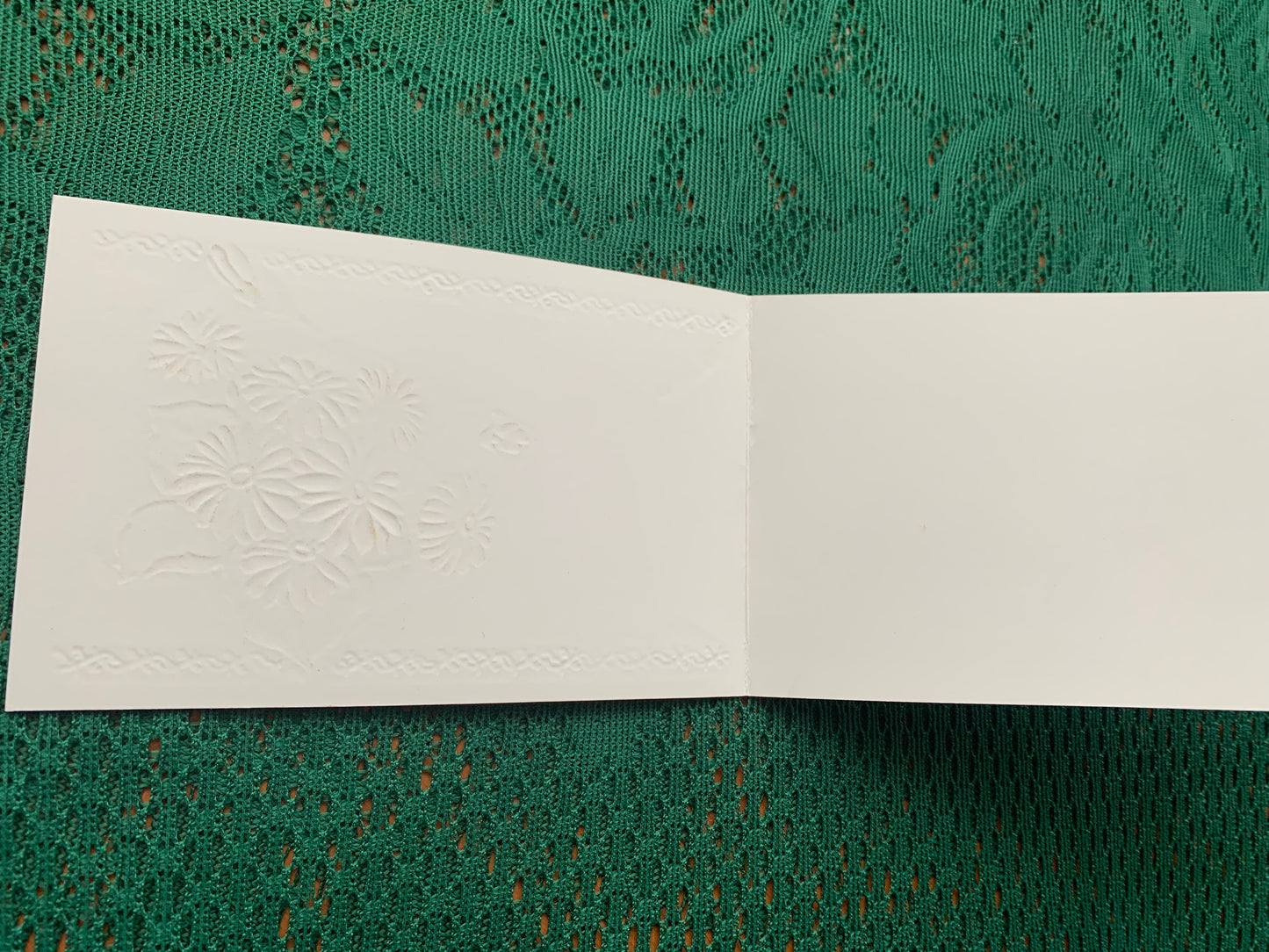 Russian embossed art postcard - Folded greeting card - Artists M.Zelenskaya, M.Tremasova - Printed in USSR - 1989 - unused