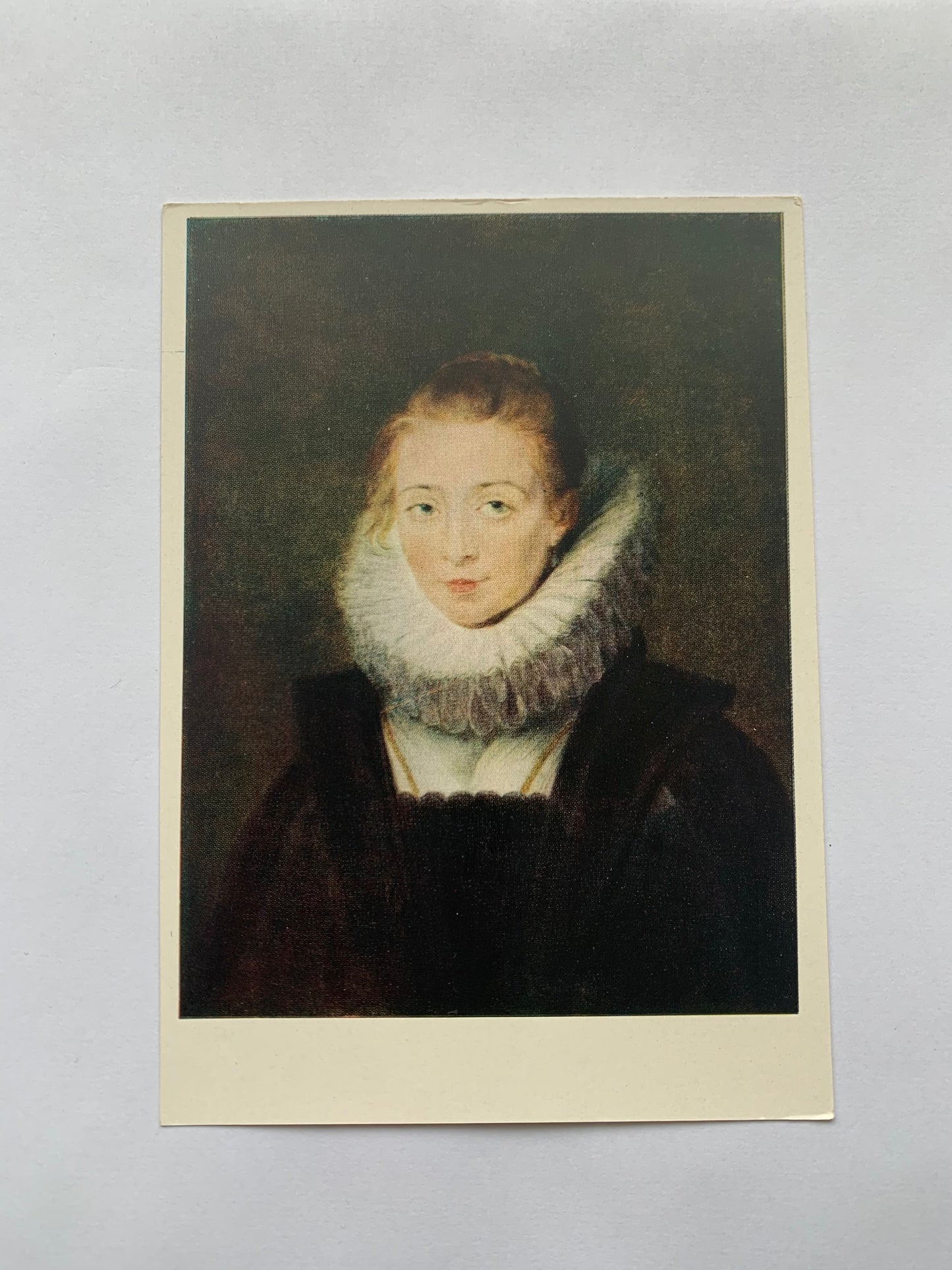 Soviet art postcard - Artist RUBENS (1577-1640) - Portrait of a Chambermaid - Printed in USSR - 1960 - unused