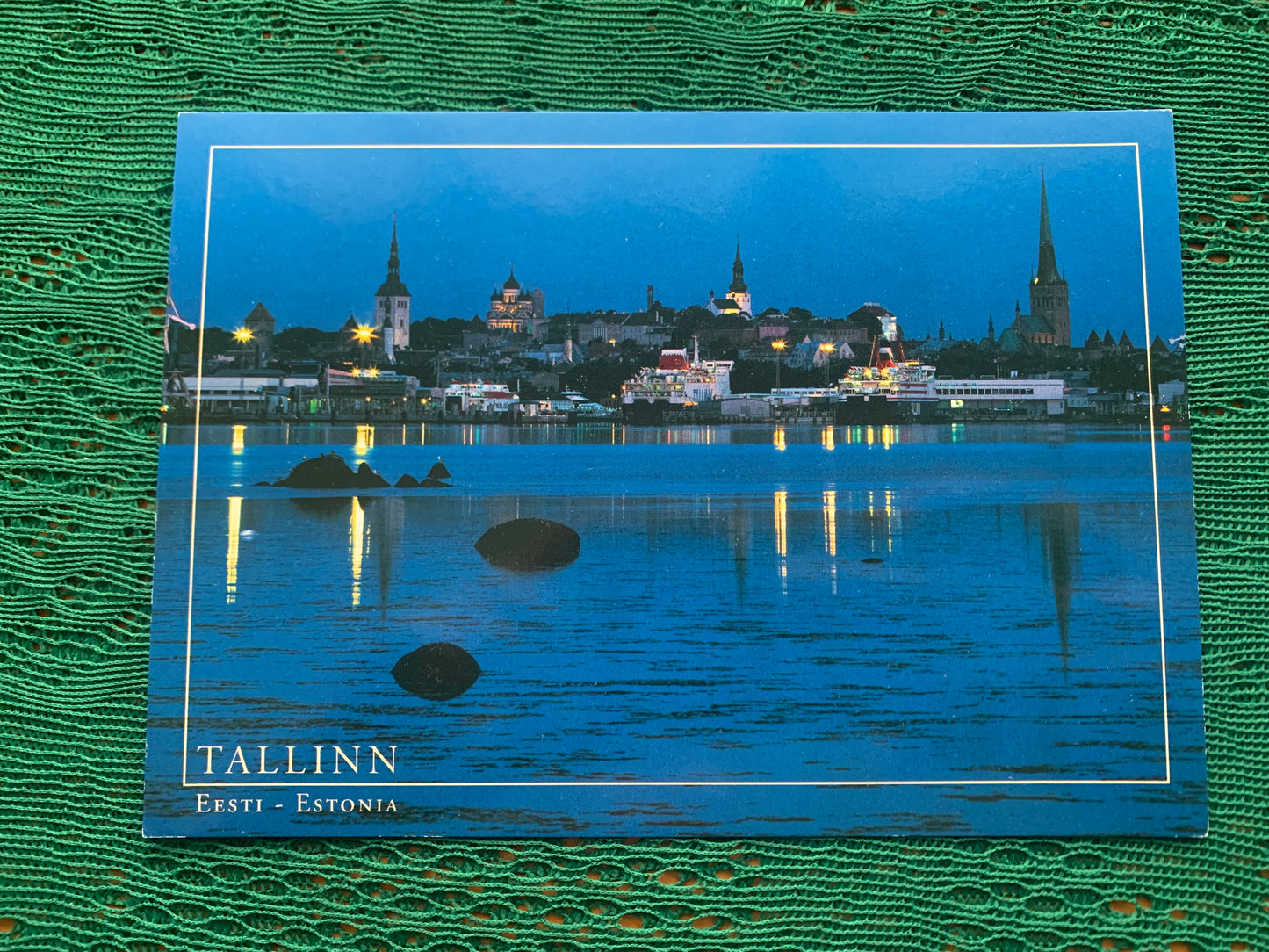 Set of 3 Tallinn Estonia postcards - 2000's - unused